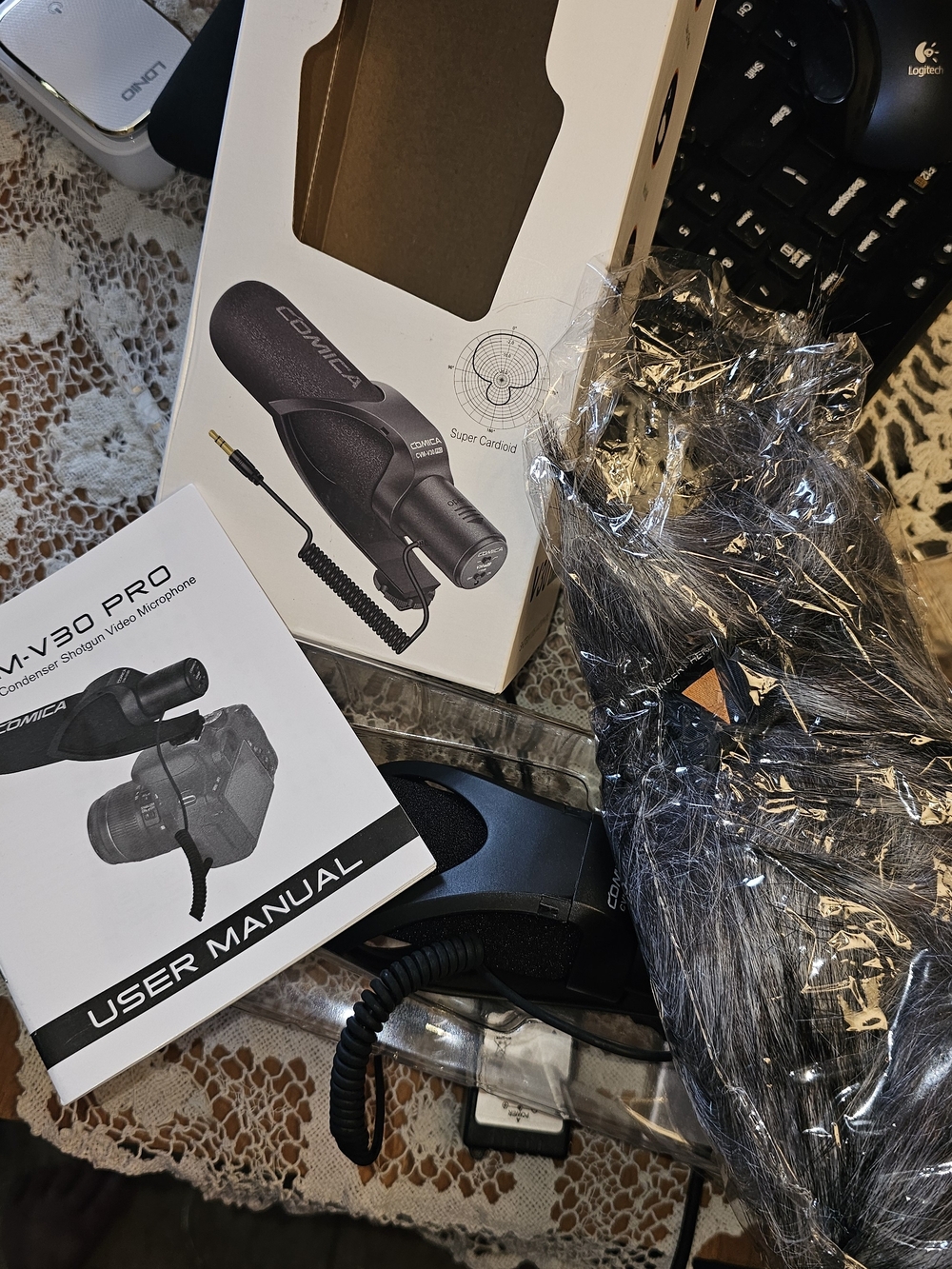 CVM-V30 Pro Compact Shotgun Microphone - Black